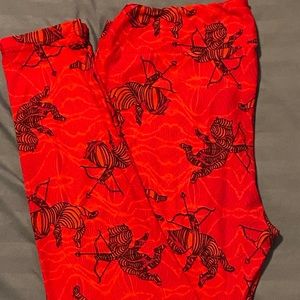 Cute Red Cupid leggings TC
